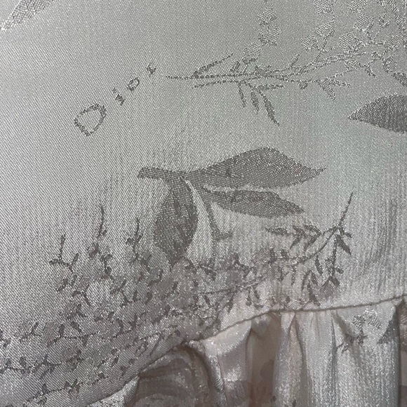 Christian Dior Vintage Lace Trim Nightgown Dior Monogram throughout Saks - Picture 7 of 8